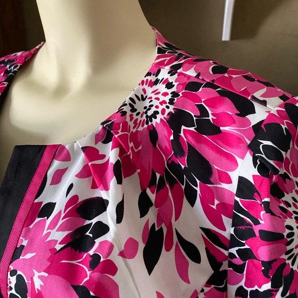 Dana Kay Plus size blazer women’s blazer floral print open front, 18W - Picture 12 of 13